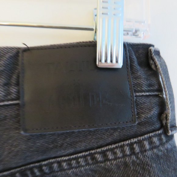 AGOLDE X ARITZIA TALULA High Rise Taper Jeans in Faded Black - Size US 25 - Picture 7 of 16